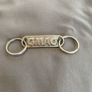 GMAC Metal Double-Sided Logo Keychain 3D "IF FOUND DROP IN MAILBOX" Back side